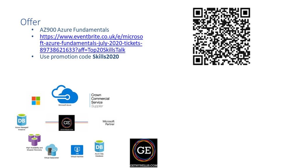 Azure Fundamentals: Competition Winner - Gethyn Ellis