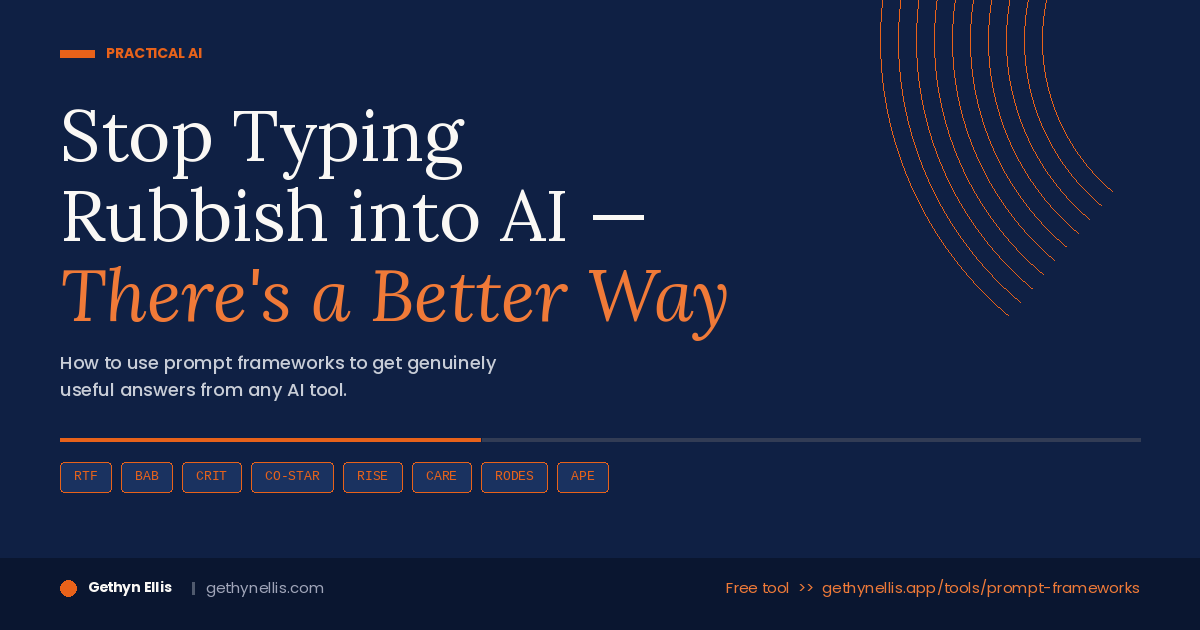 Stop Typing Rubbish into AI — There's a Better Way - Gethyn Ellis