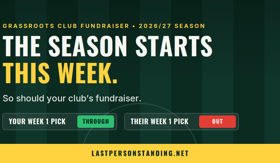 Last Person Standing: Football Club Fundraiser 2026/27